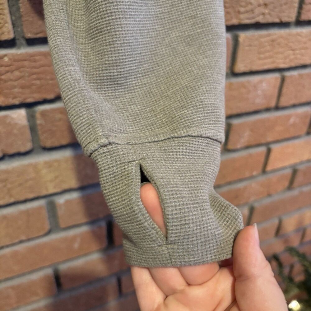 Lululemon Scuba Cropped Funnel-Neck Half Zip Waffle S - Picture 7 of 9